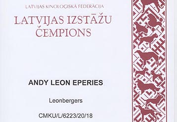 Champion of Latvia