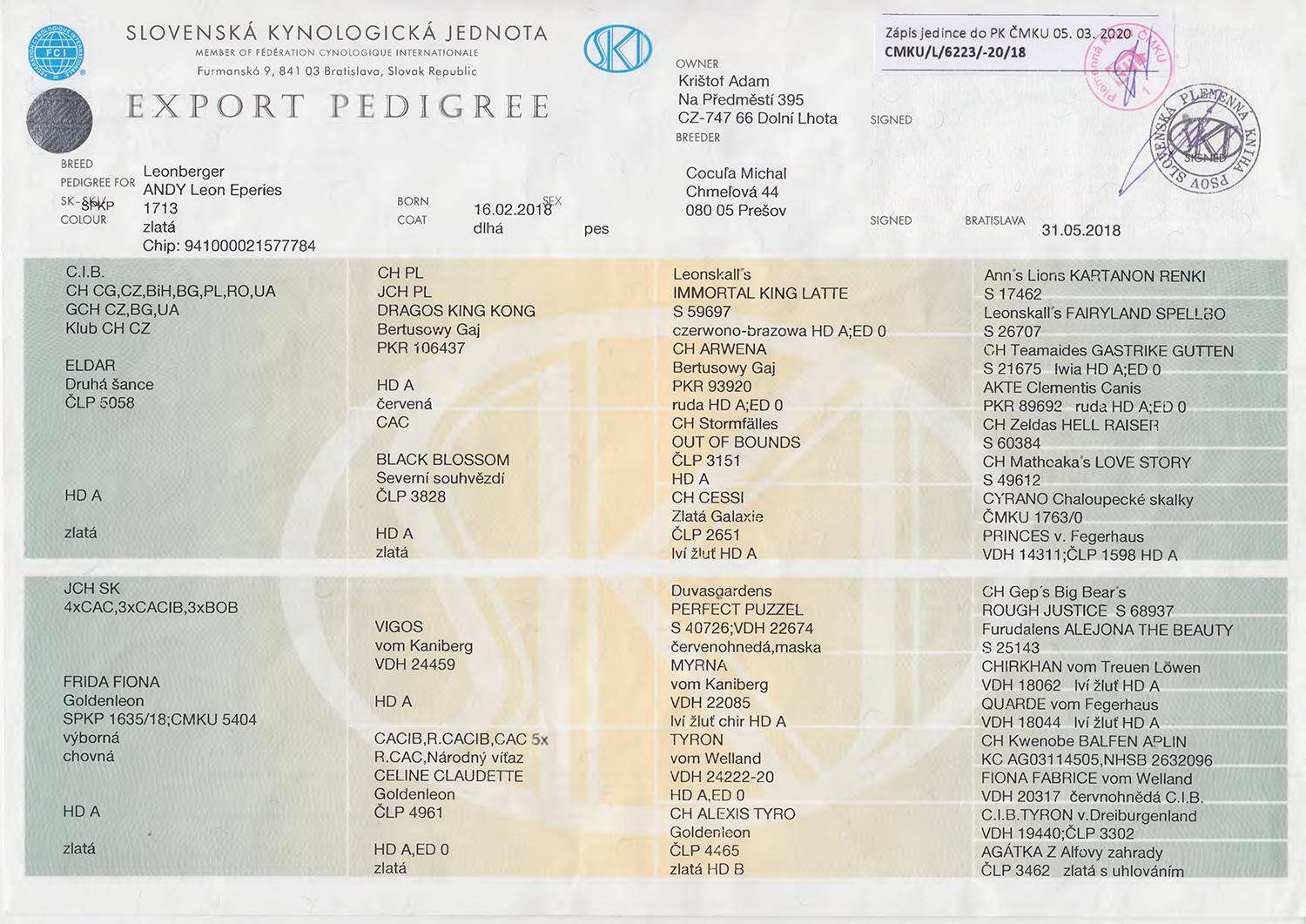 Andy Leon Eperies - Rodokmen